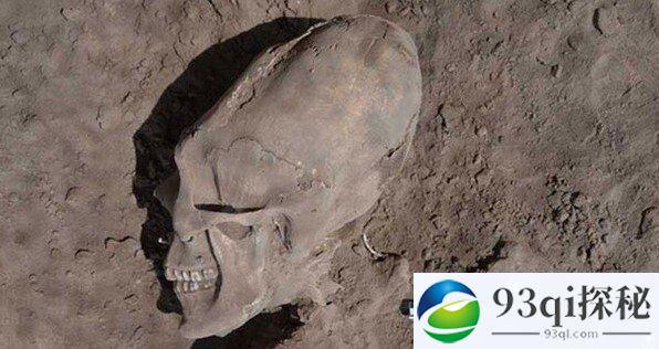 墨西哥千年墓葬出土后惊现“异形头骨”