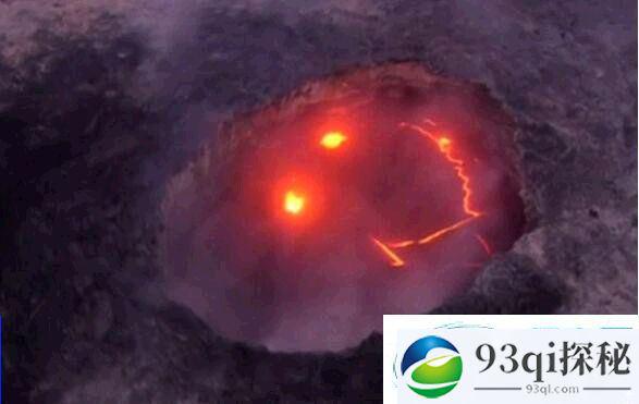地狱的微笑：夏威夷火山喷发显恐怖笑脸