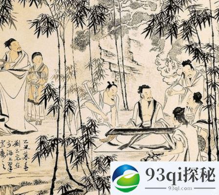 古代男子初一组:竹林七贤是谁？