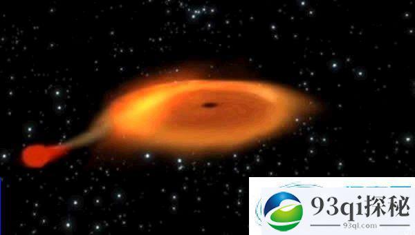 一颗恒星和一颗黑洞组成的双星系统