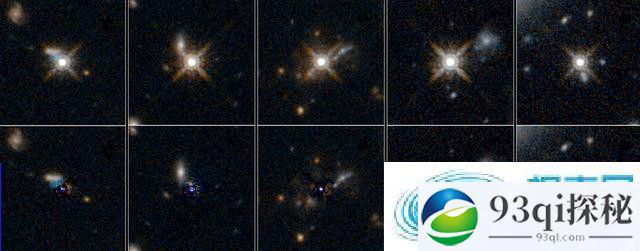 美国宇航局哈勃空间望远镜观测到120亿光年外的“年轻”类星体