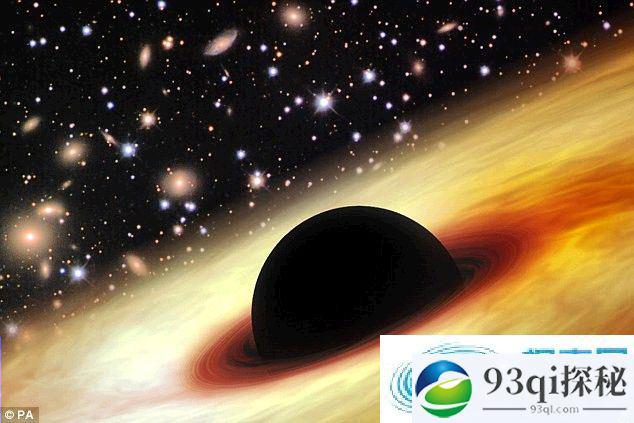 类星体中央发现一个大小为太阳120亿倍的超大质量黑洞