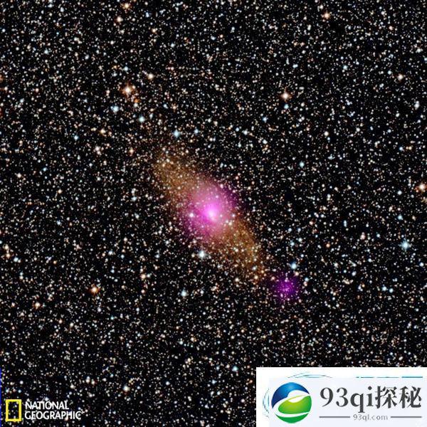 美国宇航局“核光谱望远镜阵列”拍摄的一对黑洞
