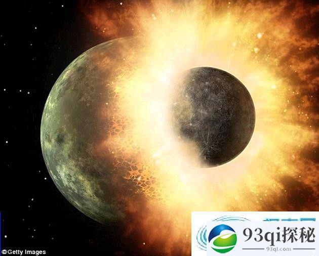 最新理论：“大碰撞”导致月球的诞生