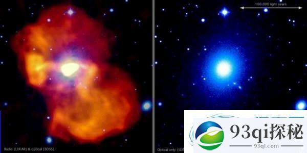 黑洞喷射超高速粒子产生稀薄气泡
