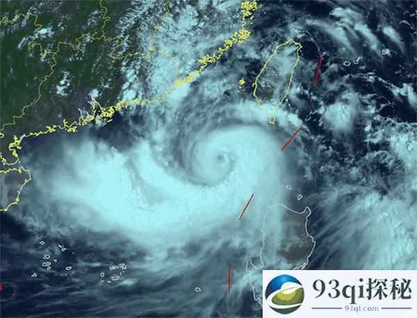 从动态卫星云图观察今年最强台风
