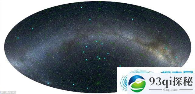 天文学家发现宇宙中50亿光年直径的神秘环状结构