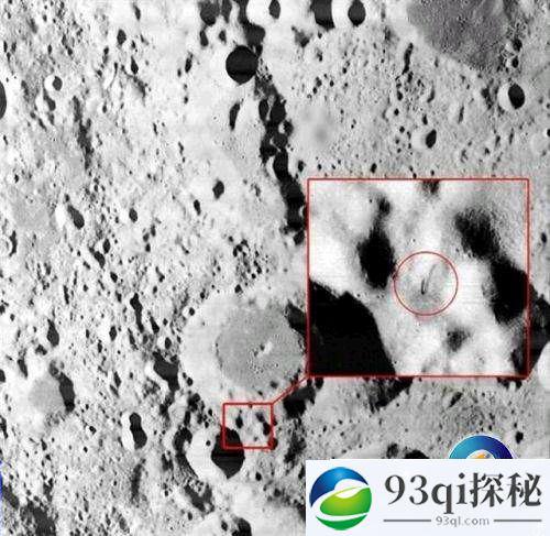 惊讶：NASA在月球上发现类似外星人天线物体？