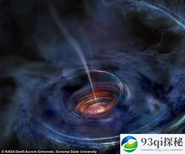 天文学家探测到3亿光年外黑洞正在吞噬恒星