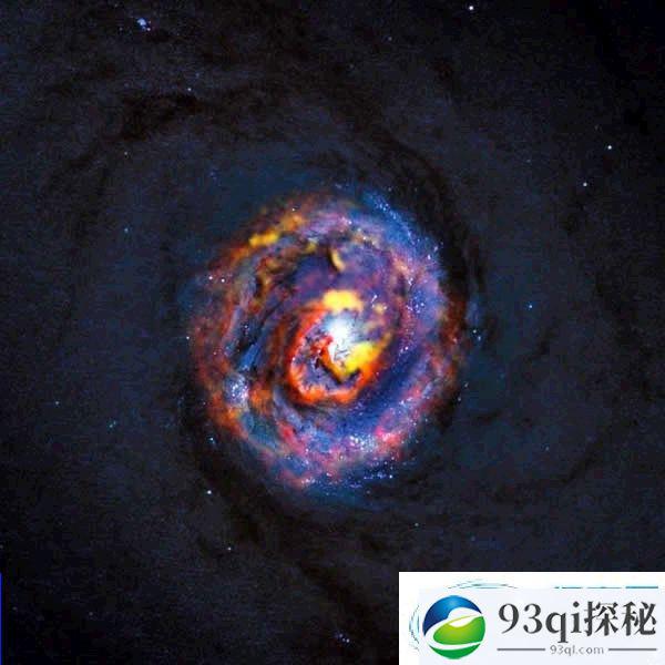 天文学家发现一个黑洞正在吸收星系NGC1433的巨量物质