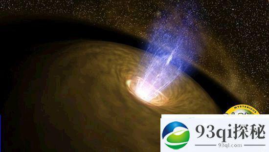 荷兰学生发现超大质量黑洞高速脱离星系中部