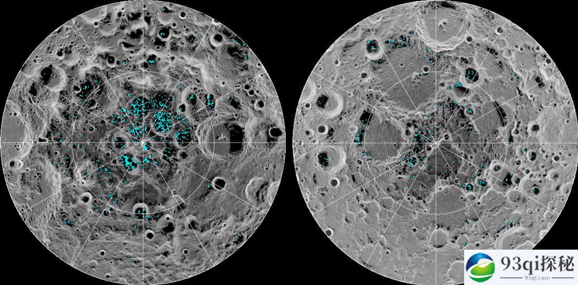 NASA 确认了月球两极有水冰的存在