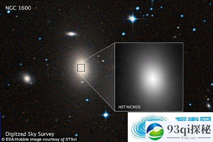 天文学家马中佩在NGC 1600星系中心发现几乎破纪录的超大质量黑洞