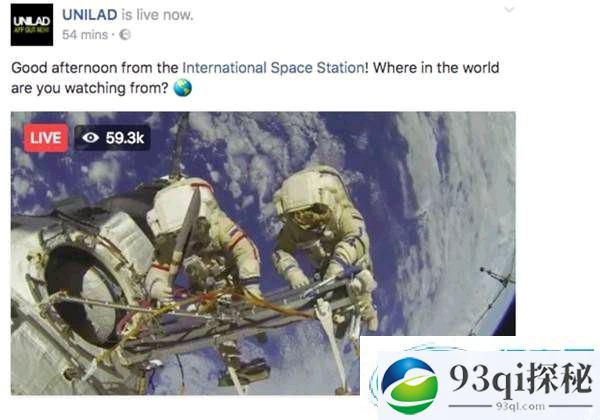国际空间站直播“造假” 27万观众崩溃