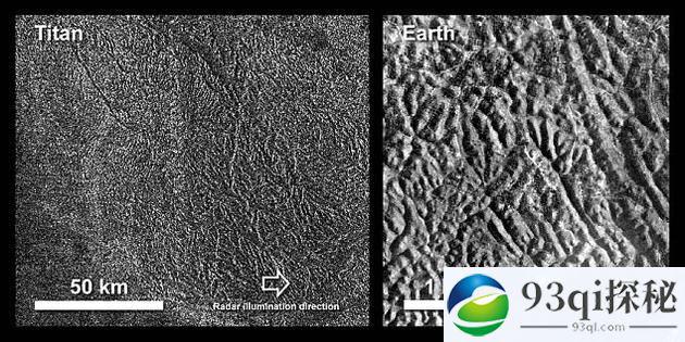 怪异气候导致土卫六形成类似地球的“迷宫地形”