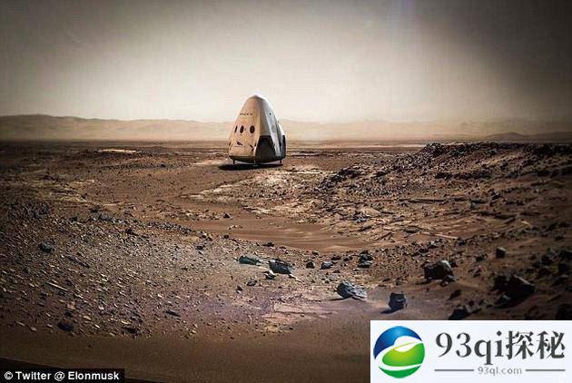 SpaceX的火星计划逐渐成型：红龙太空船2020年登陆火星