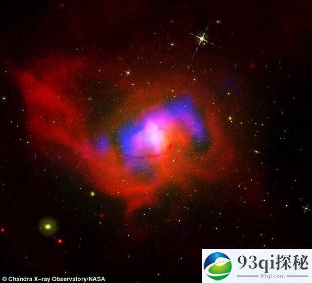 天文学家发现奇怪黑洞：如心脏般向外输送能量