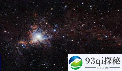 红外望远镜拍摄猎户座分子云 斑斓色彩纵横交错(图)