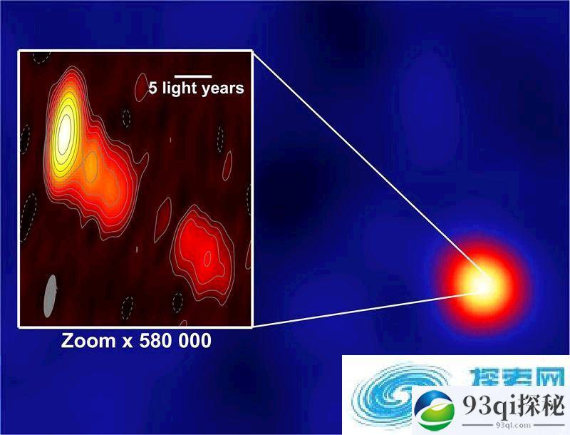 研究人员发现黑洞发出的第一道“闪电”