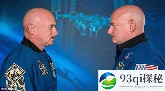 双胞胎一个在地球一个在太空:一年后变化惊人！