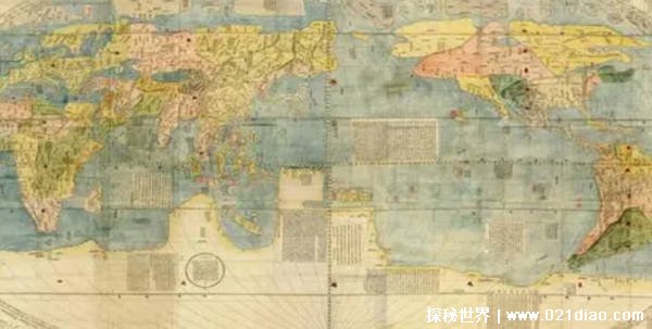 明朝第一张世界地图是什么 利玛窦剽窃之后传回西方